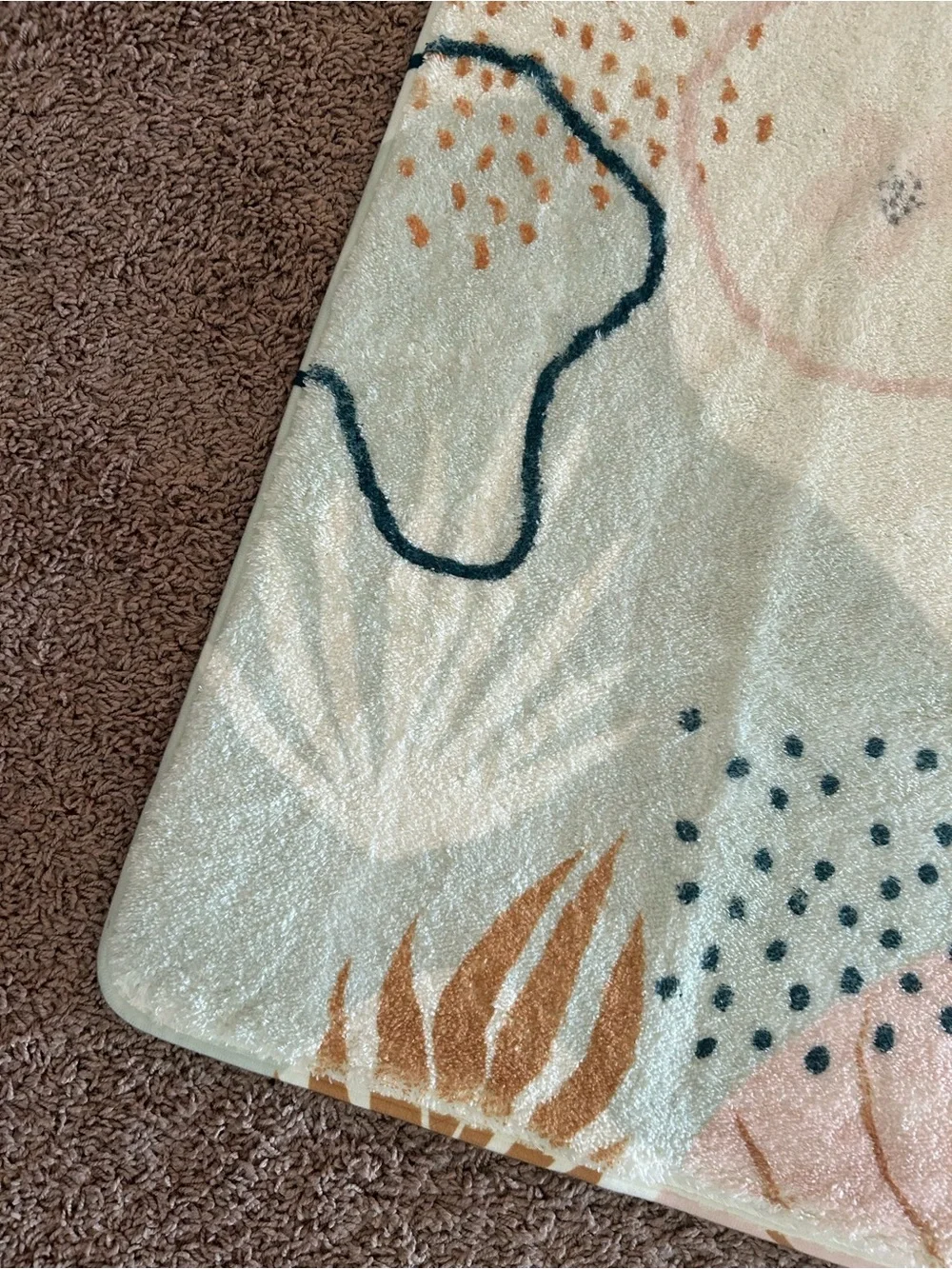 Botanical Arch Shower Curtain, Bathroom Rug and Hand Towel-new